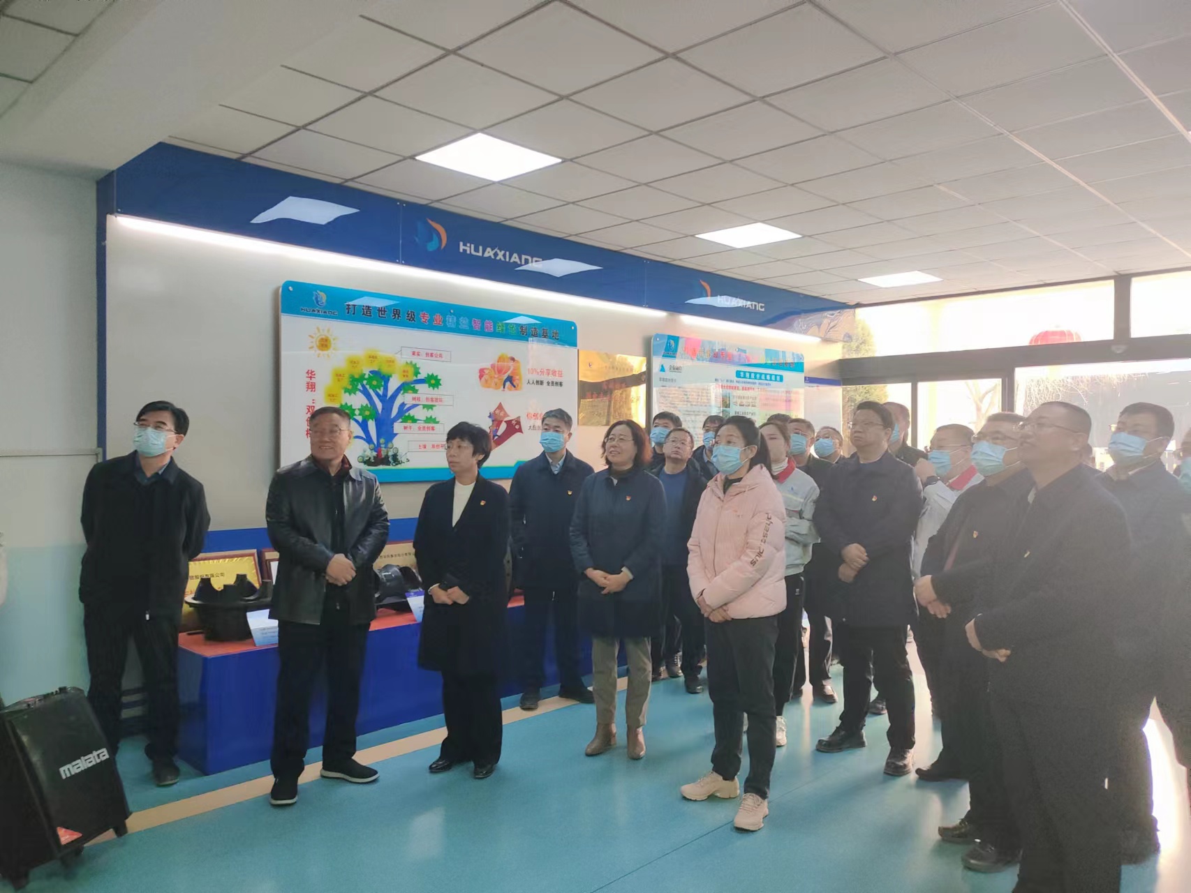 隰县县委县当局一行莅临我司调查调研