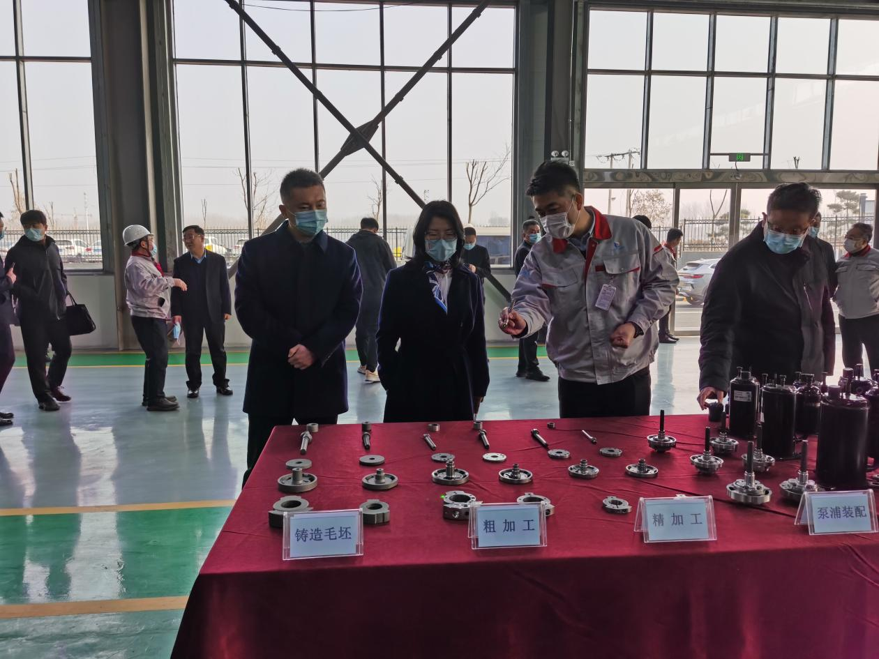 临汾市委常委、洪洞县委书记张潞萍一行莅临我司调研领导工作