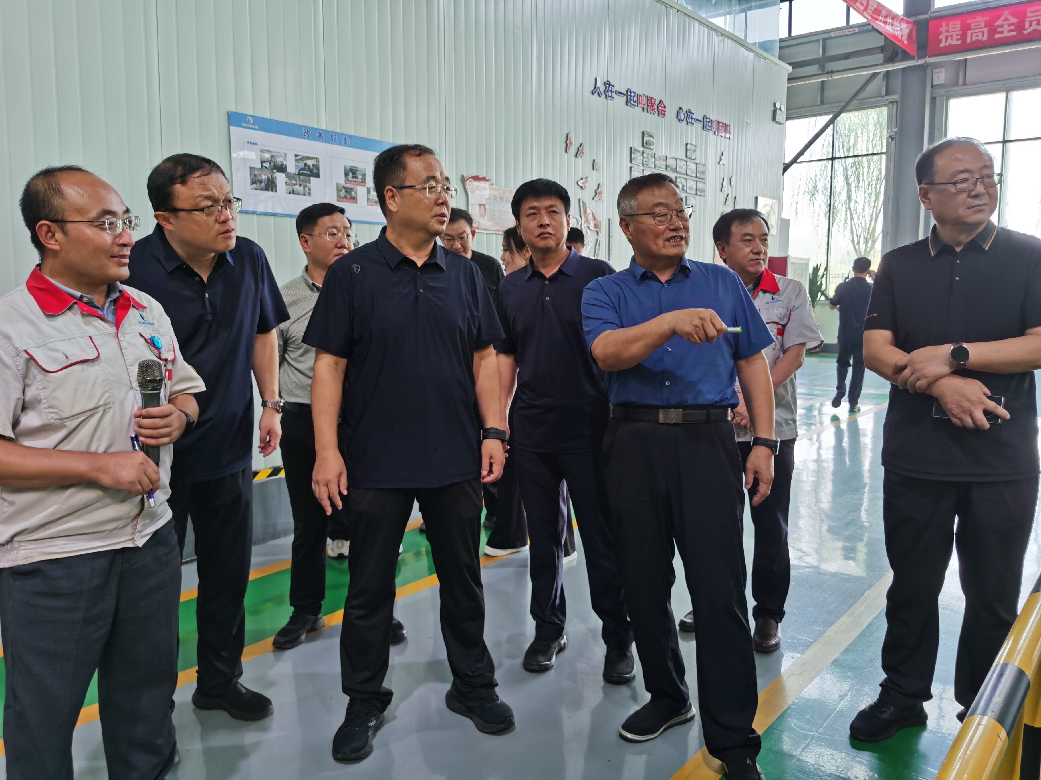 市政协主席郝忠祥深刻赏金船长（洪洞）智能科技产业园调研